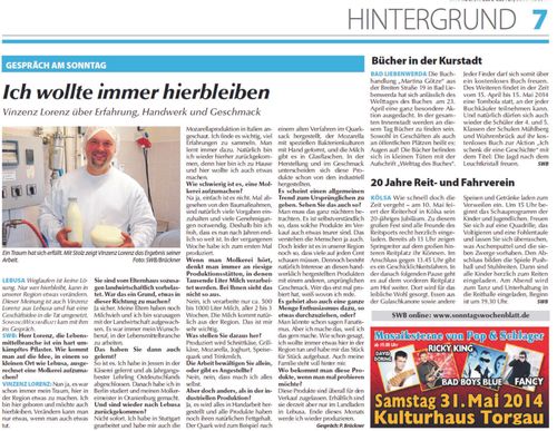 Mich, Joghurt und Quark bei uns im Hofladen von Domin in Peickwitz bei Senftenberg
