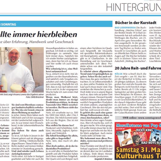 Mich, Joghurt und Quark bei uns im Hofladen von Domin in Peickwitz bei Senftenberg